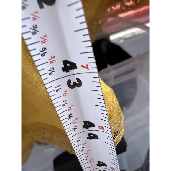 NWT By Anthropologie Mustard Ruffle V-Neck Midi Dress XS Viscose Boho Romantic - Picture 12 of 12